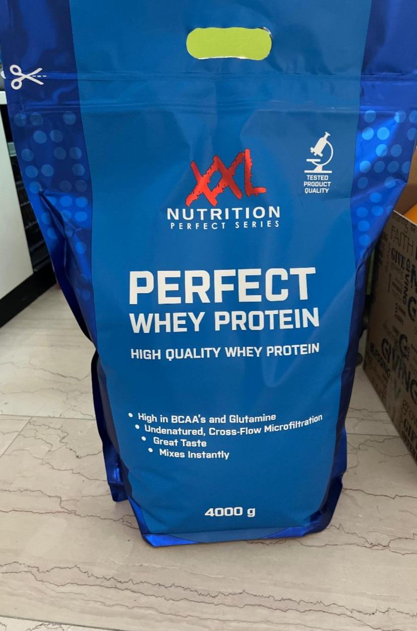Fotografie - perfect whey protein xxl nutrition choco-hazelnoot