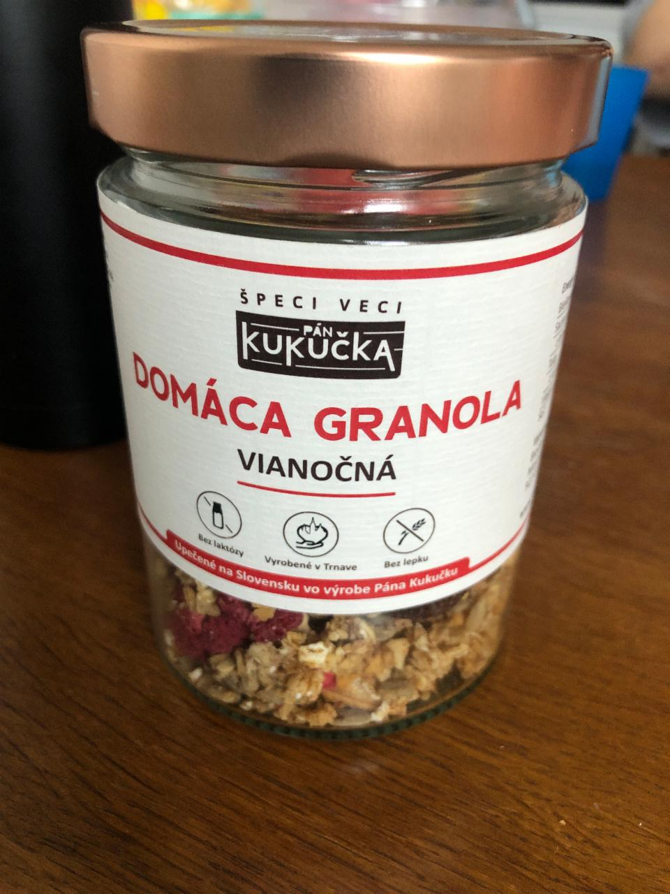 Fotografie - Domáca granola Vianočná Pán Kukučka