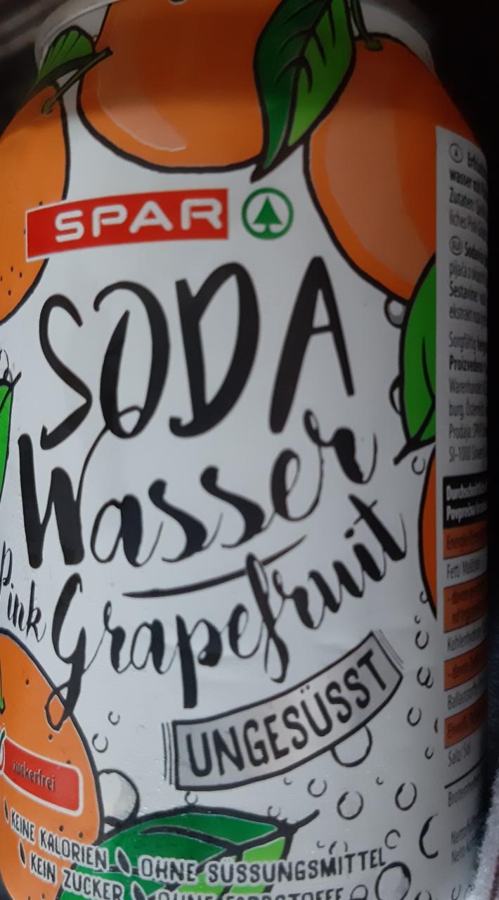 Fotografie - soda wasser grapefruit