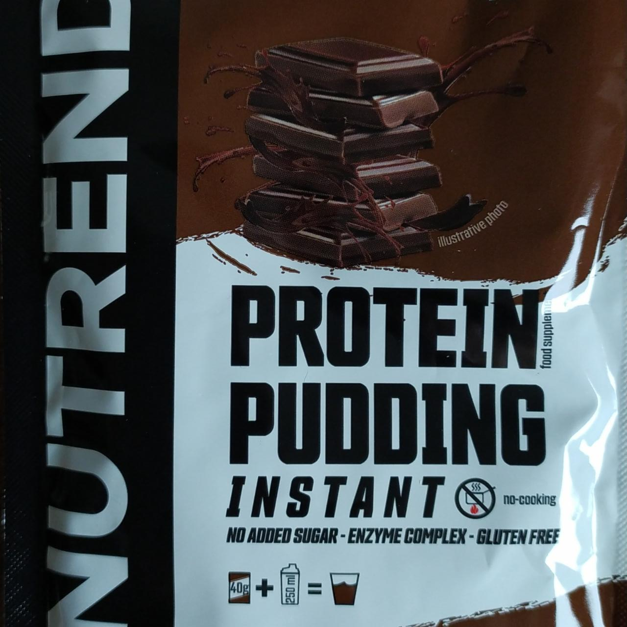 Fotografie - Protein pudding instant chocolate + cocoa Nutrend