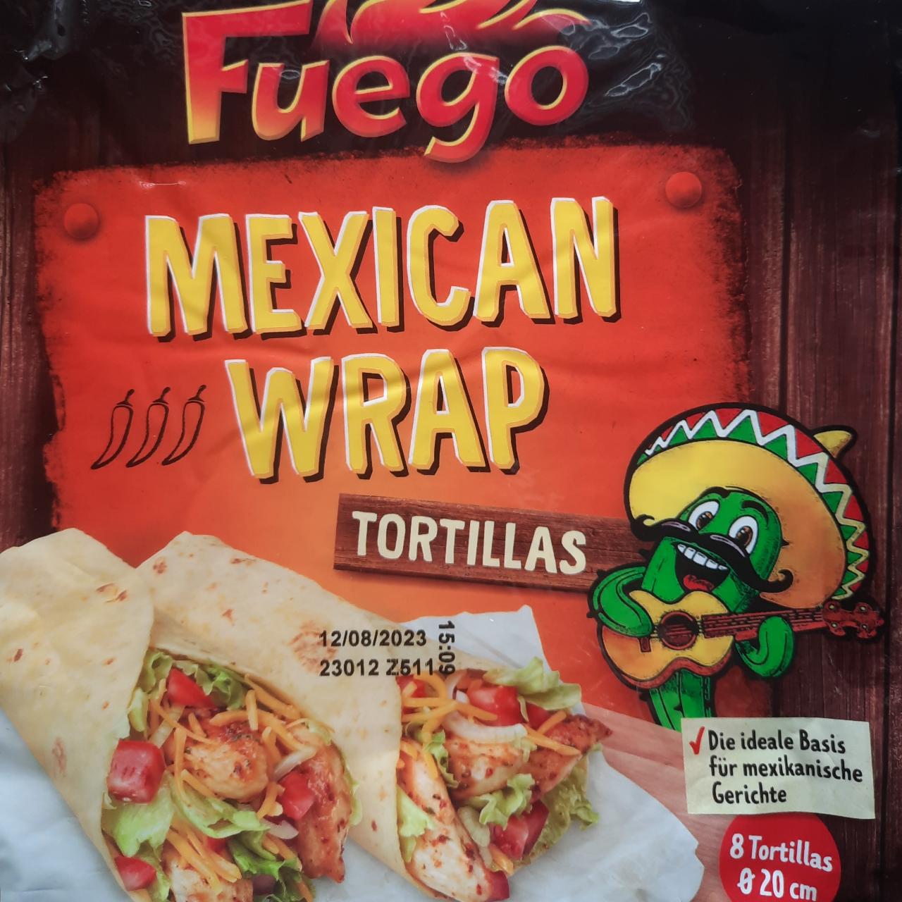 Fotografie - Mexican Wrap Tortillas Fuego