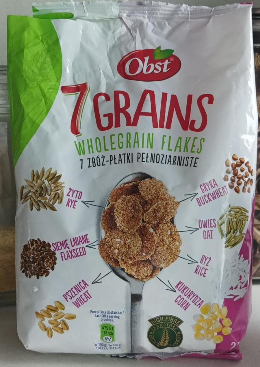 Fotografie - Obst 7 Grains wholegrain flakes