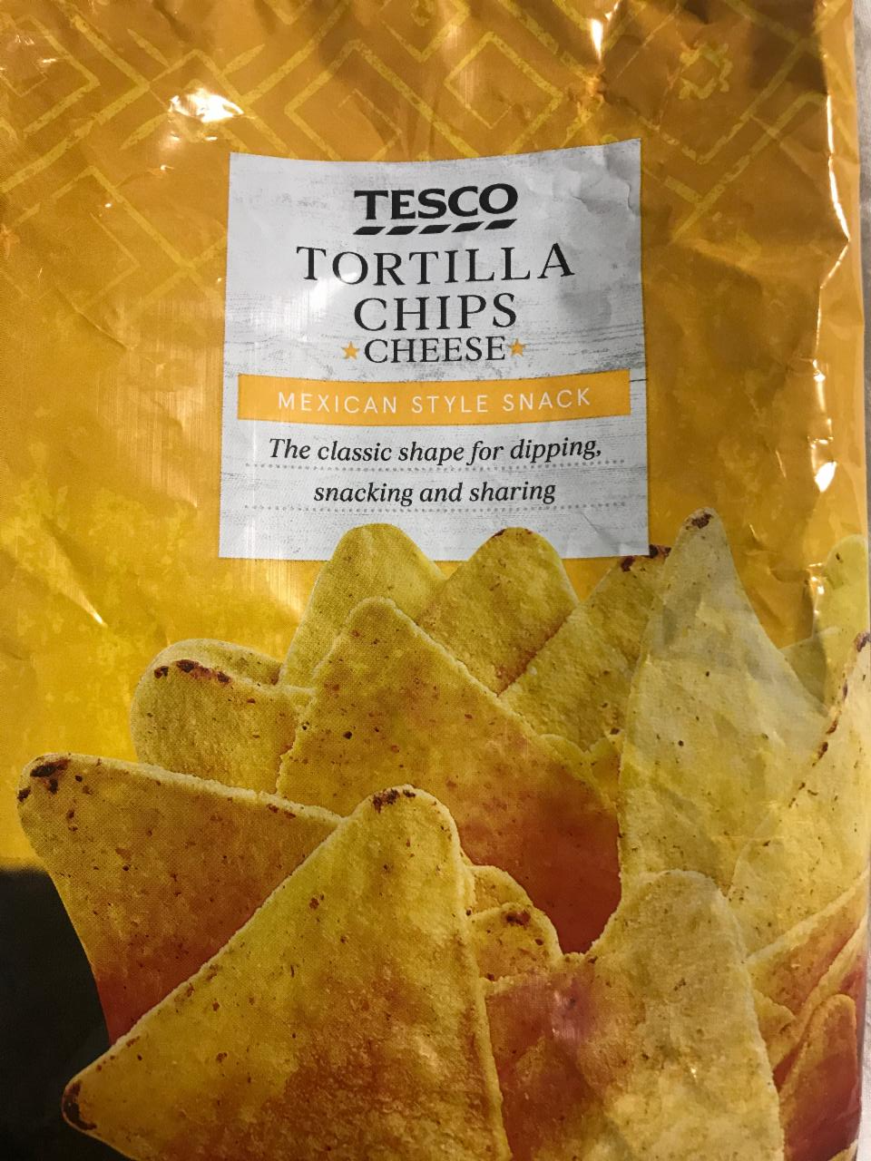 Fotografie - Tortilla Chips Cheese Mexican Style Tesco