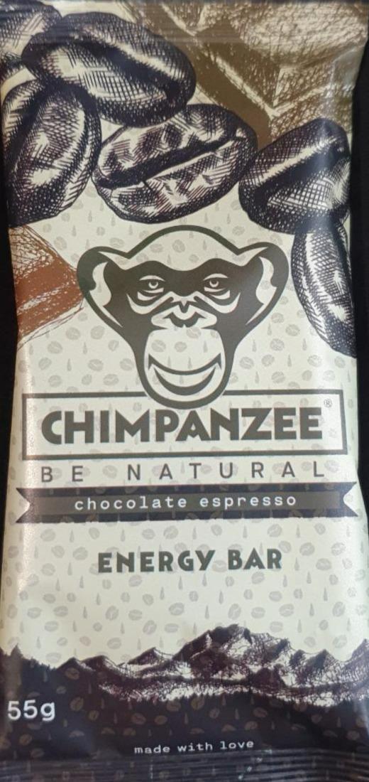 Fotografie - Energy bar Be Natural Chocolate espresso Chimpanzee