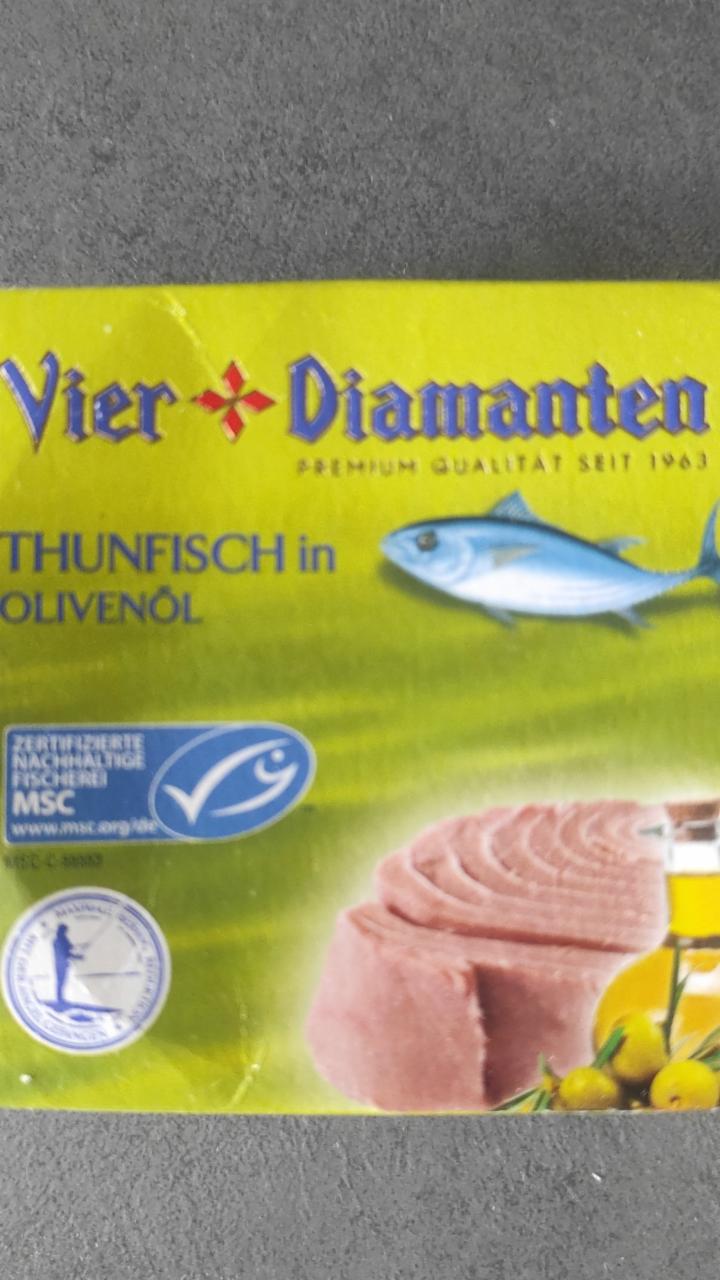 Fotografie - Thunfisch in Olivenöl Vier Diamanten
