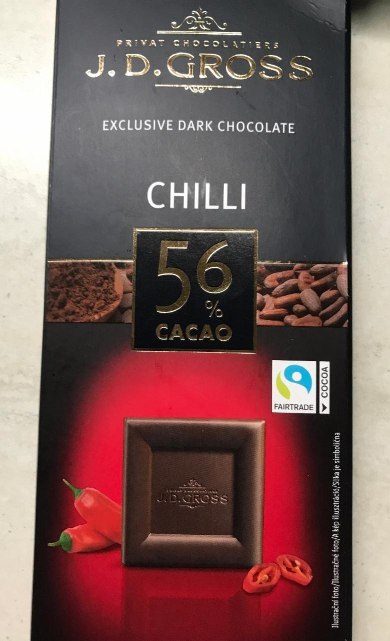 Fotografie - Chilli 56% cacao J.D.Gross