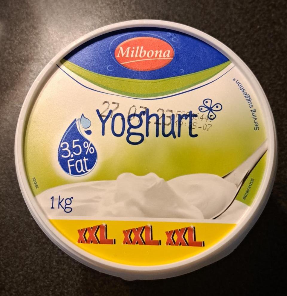 Fotografie - Jogurt bílý Milbona 3,5%