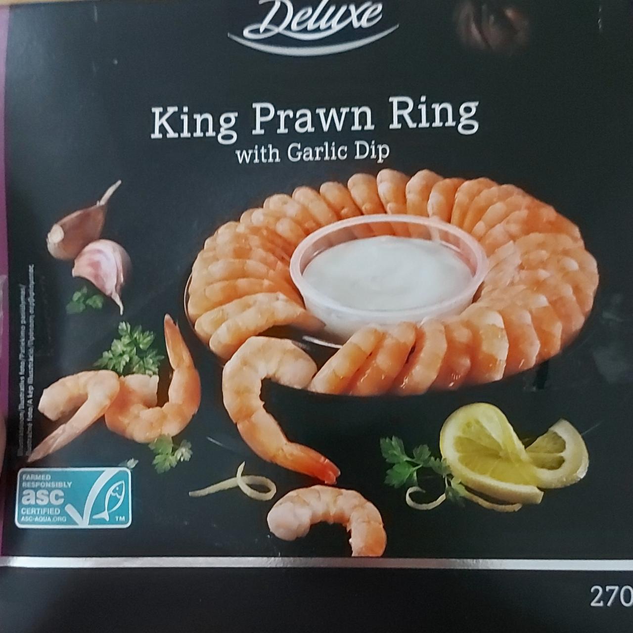 Fotografie - King Prawn Ring with Garlic Dip Deluxe