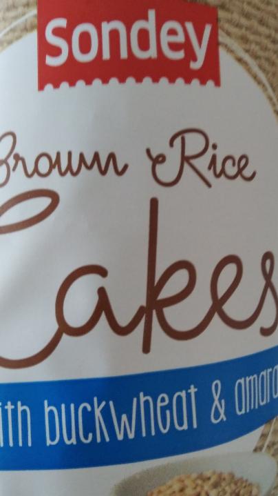 Fotografie - Brown rice Cakes Sondey
