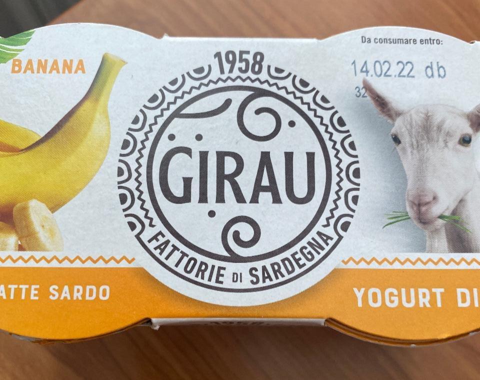 Fotografie - Girau Kozí jogurt banán