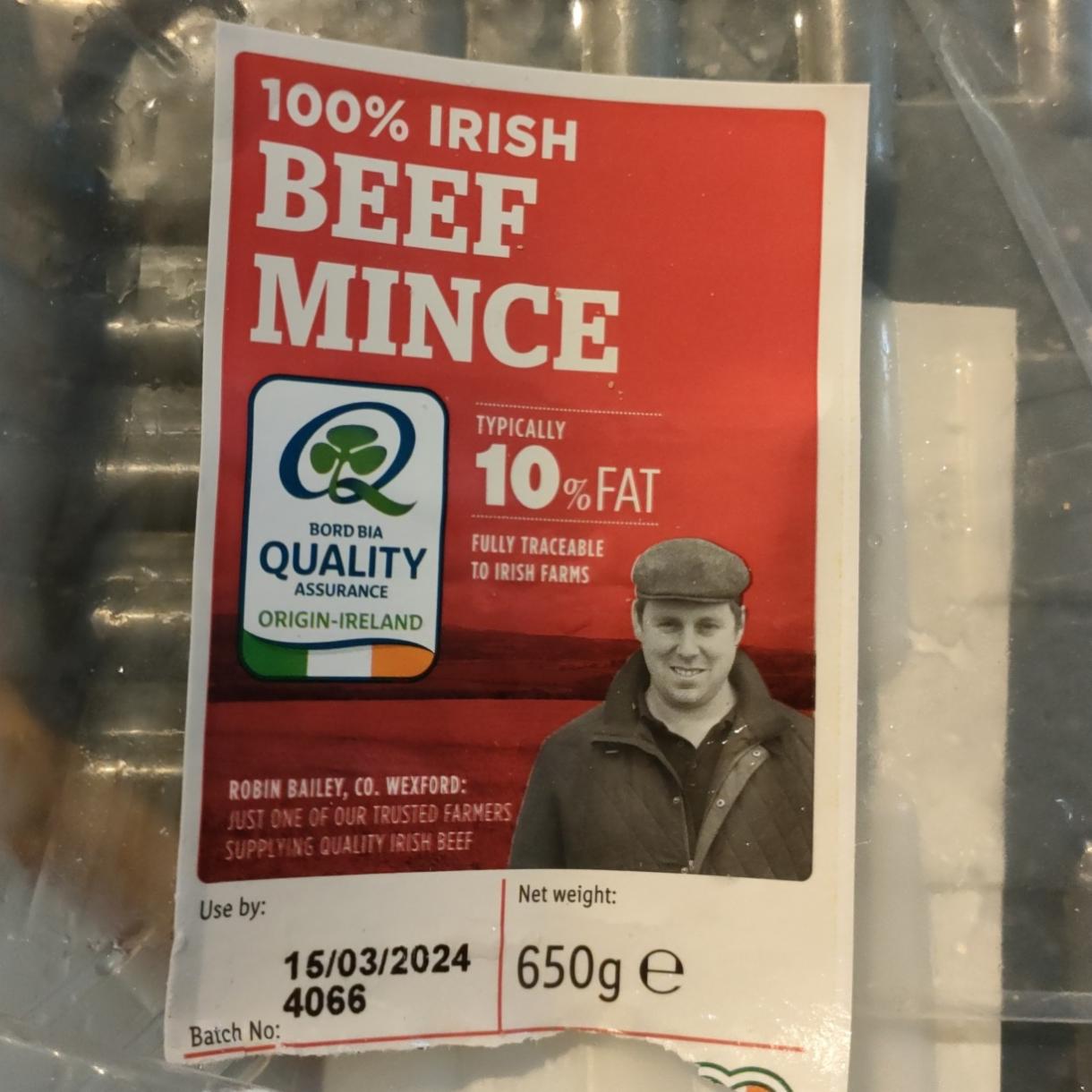Fotografie - 100% Irish Beef Mince 10% Fat
