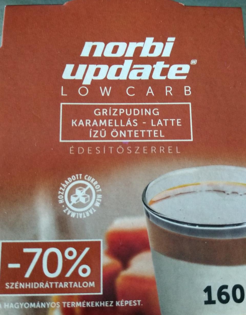 Fotografie - Norbi update krupicovy puding karamel-latte