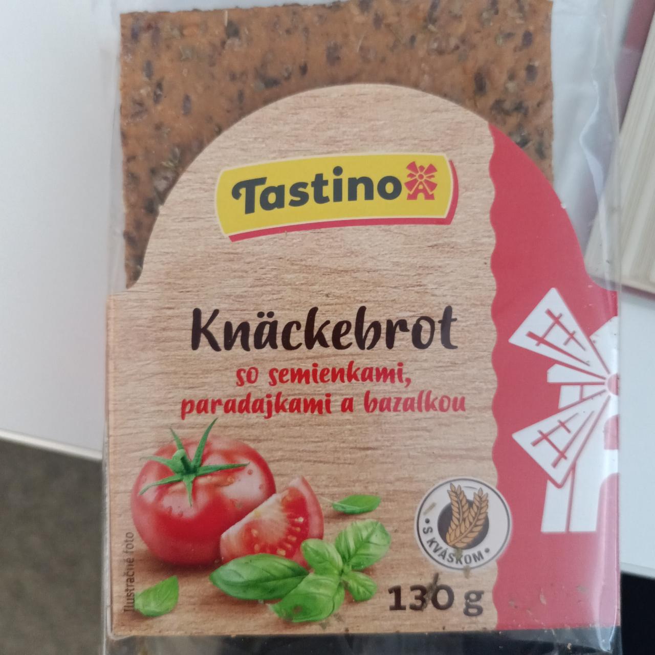 Fotografie - Knäckebrot so semienkami, paradajkami a bazalkou Tastino