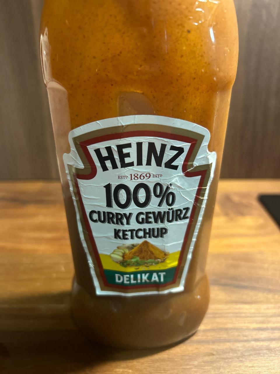 Fotografie - 100% Curry Gewürz Ketchup Delikat Heinz