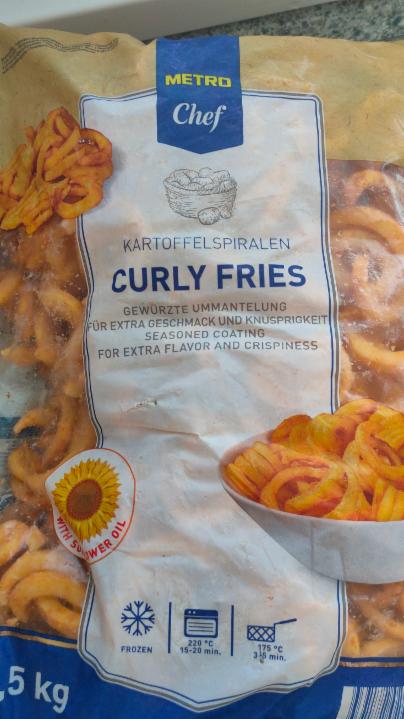 Fotografie - Curly fries Metro chef