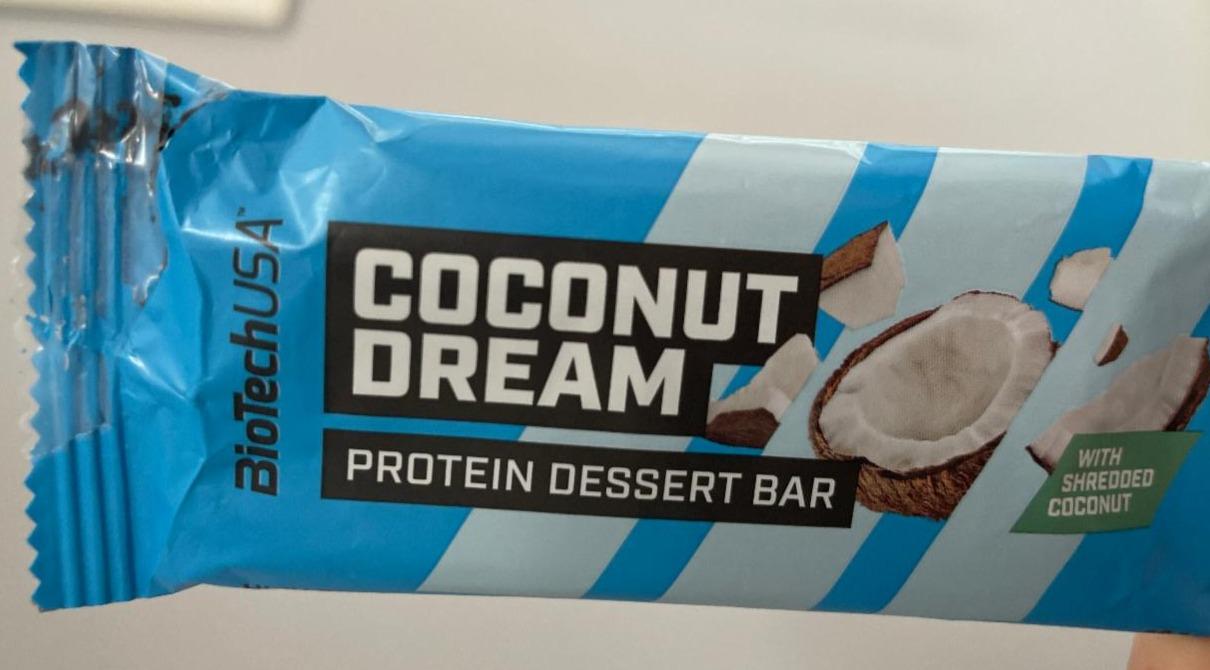 Fotografie - Coconut Dream Protein Dessert Bar BioTechUSA