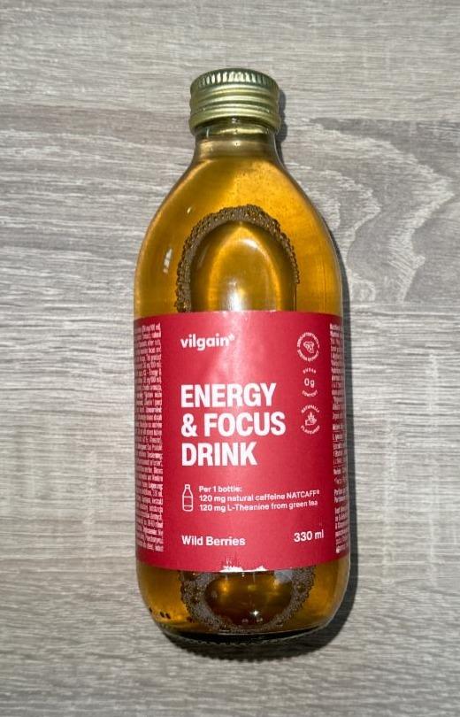 Fotografie - Energy & Focus Drink Wild Berries Vilgain