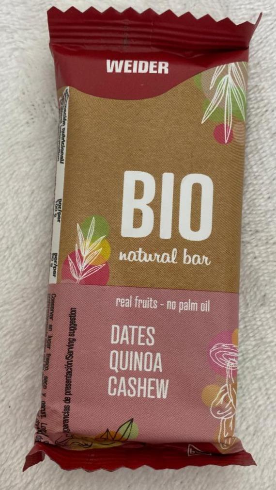 Fotografie - Weider bio natural bar datle quinoa kešu