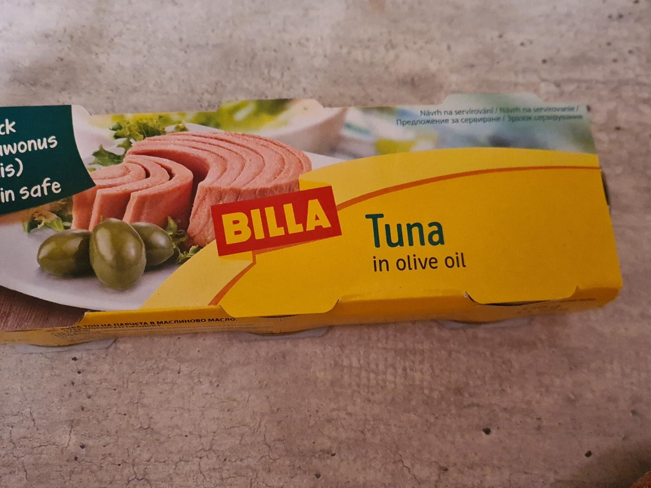 Fotografie - Tuna in olive oil Billa