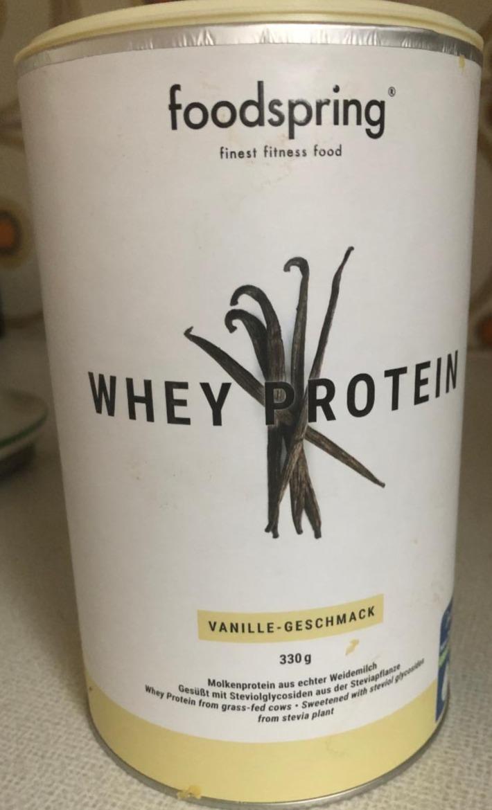 Fotografie - WHEY Protein foodspring vanille
