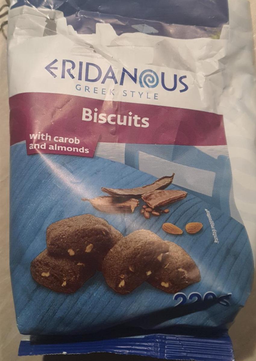 Fotografie - Biscuits with carob and almonds Eridanous