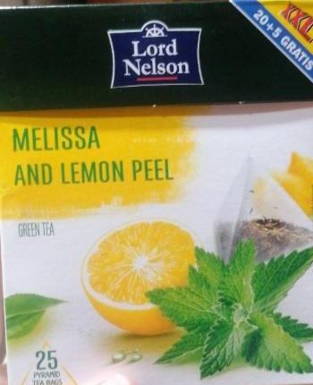 Fotografie - Melissa and Lemon Peel Green Tea Lord Nelson