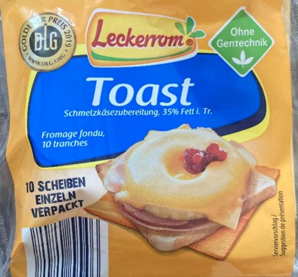 Fotografie - toast tavený syr Leckerrom