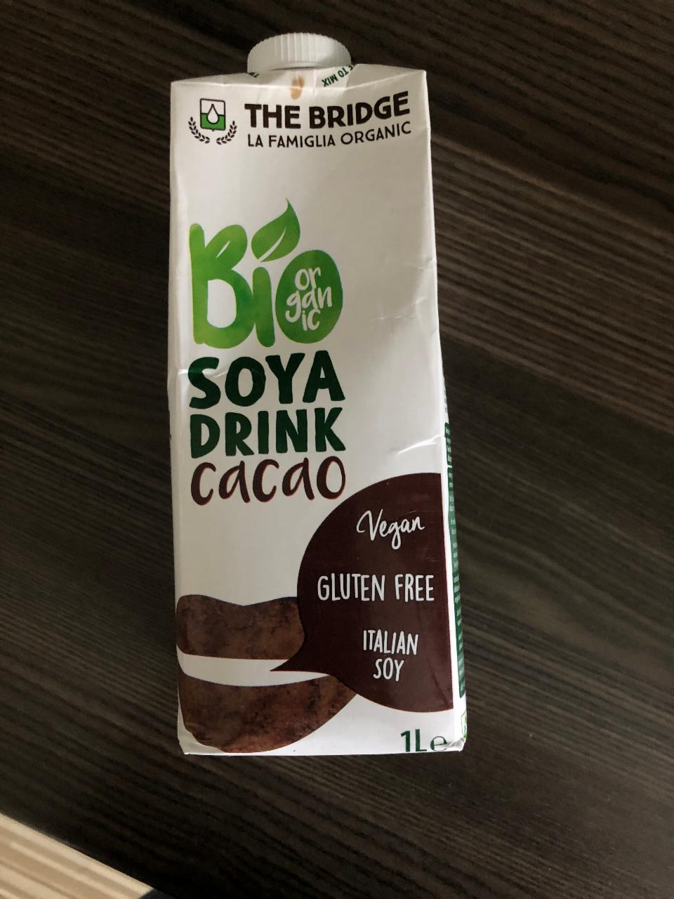 Fotografie - bio soya drink cacao