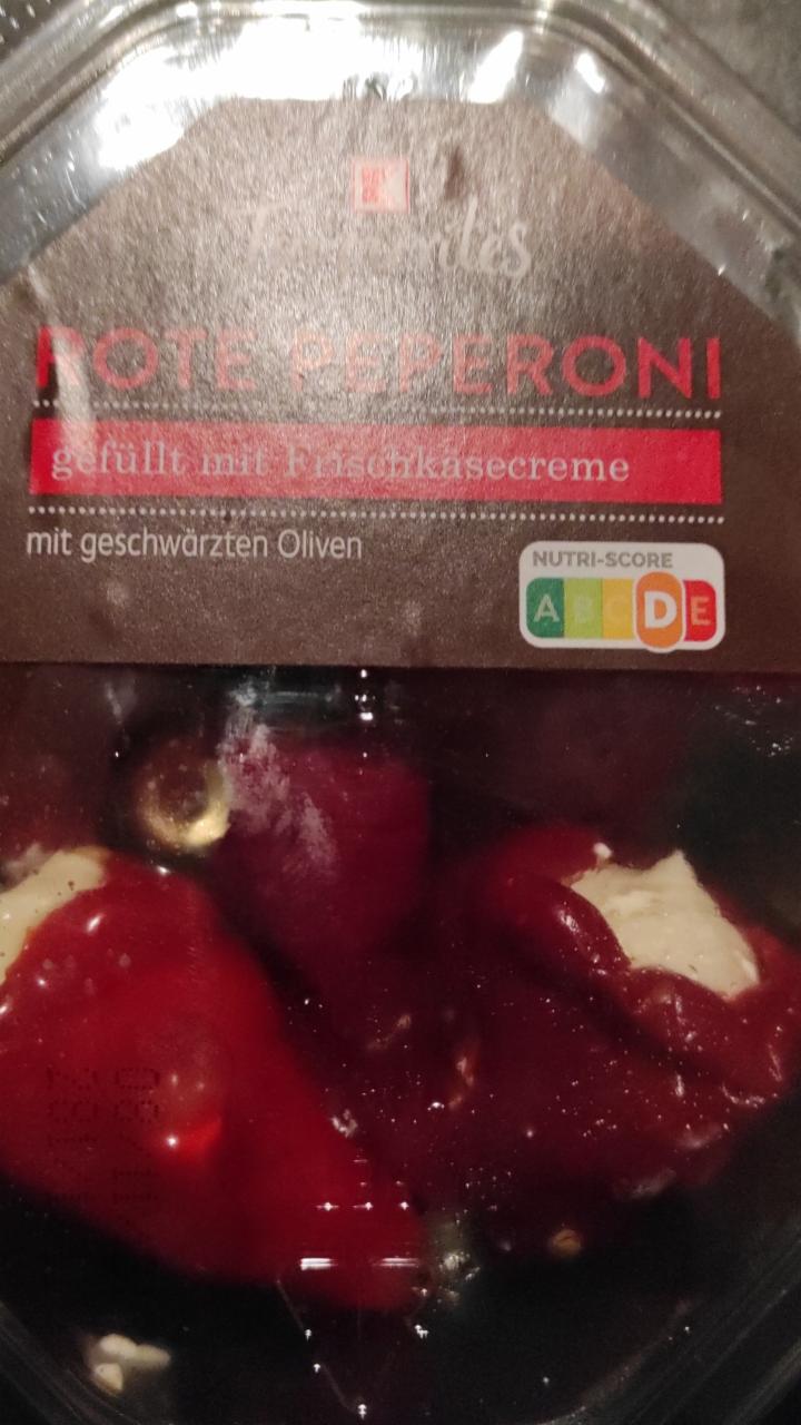 Fotografie - Rote Peperoni mit Frischkäsecreme mit Oliven K-Favourites