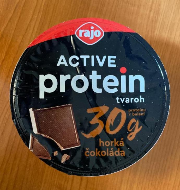Fotografie - Active Protein Tvaroh 30g Horká čokoláda Rajo
