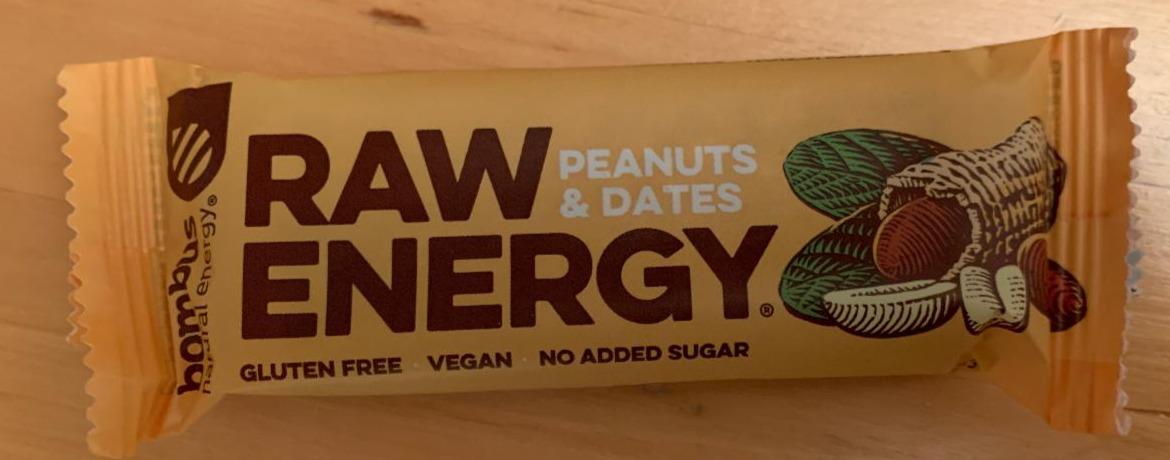 Fotografie - Raw energy peanuts & dates Bombus
