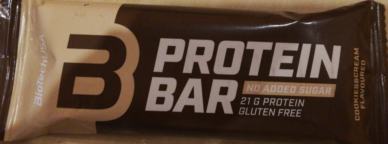 Fotografie - Protein bar cookies&cream BioTechUSA