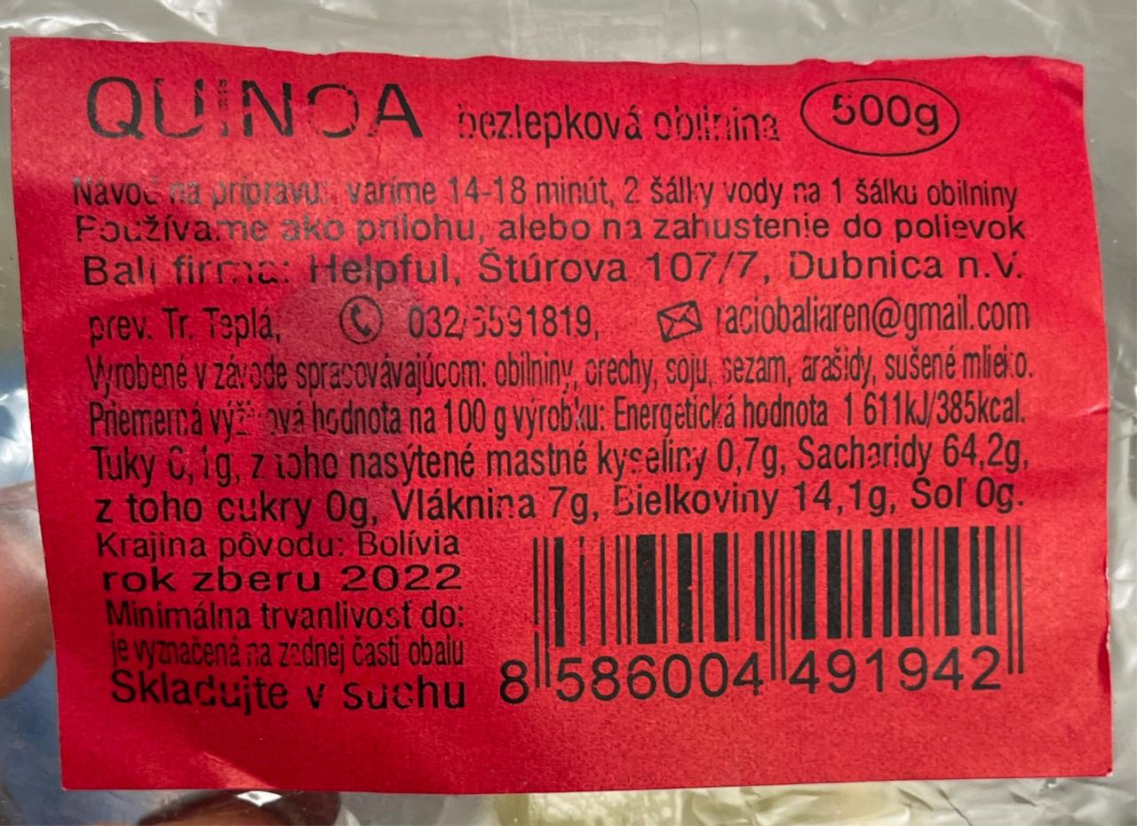Fotografie - Quinoa Helpful