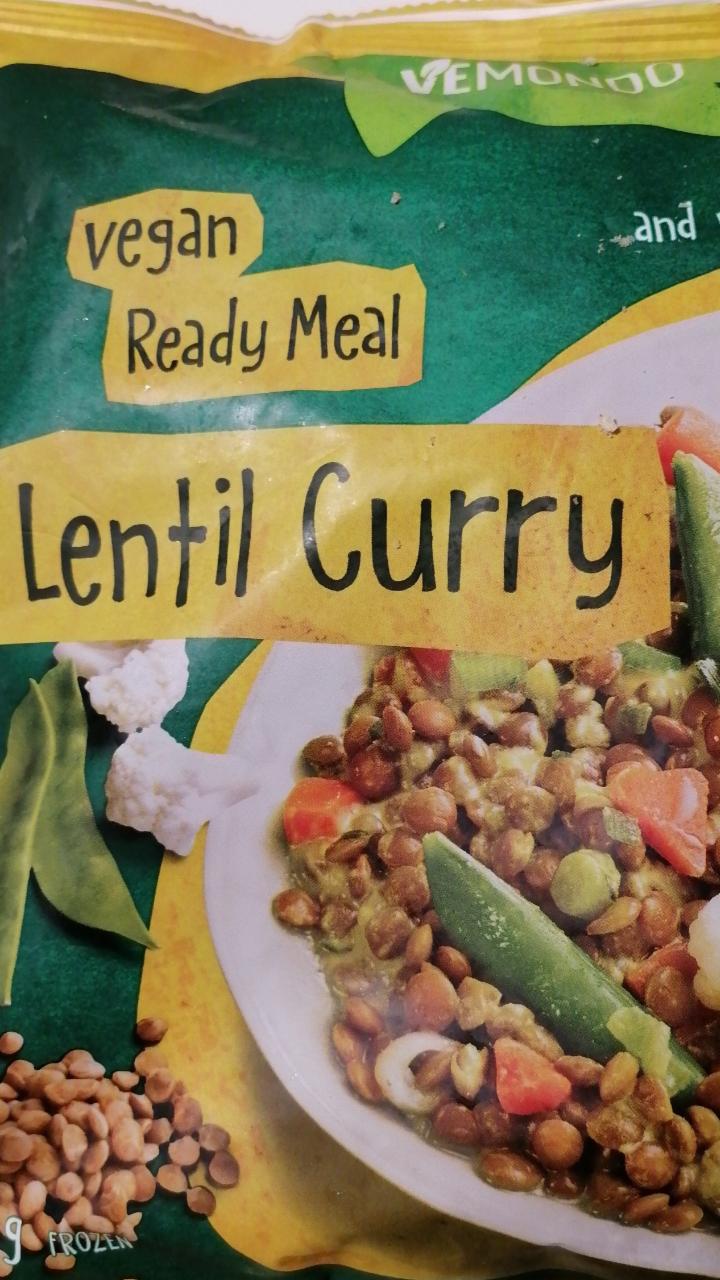 Fotografie - Vegan Ready meal Lentil Curry Vemondo