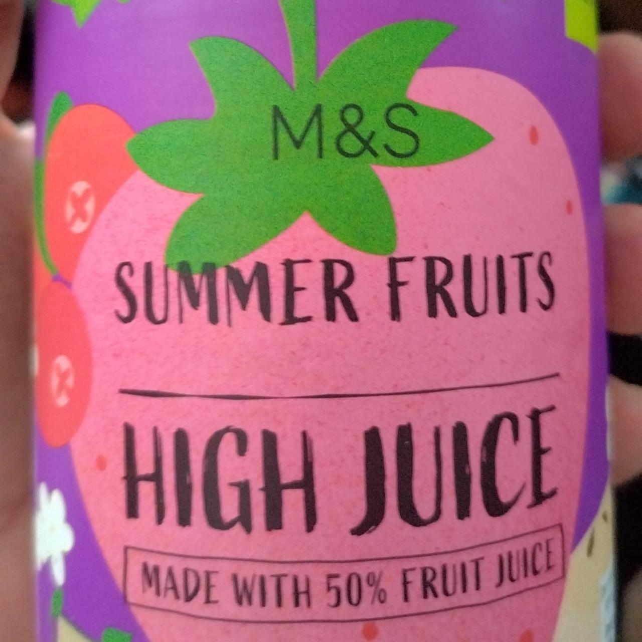 Fotografie - m&s summer fruits High juice concentate