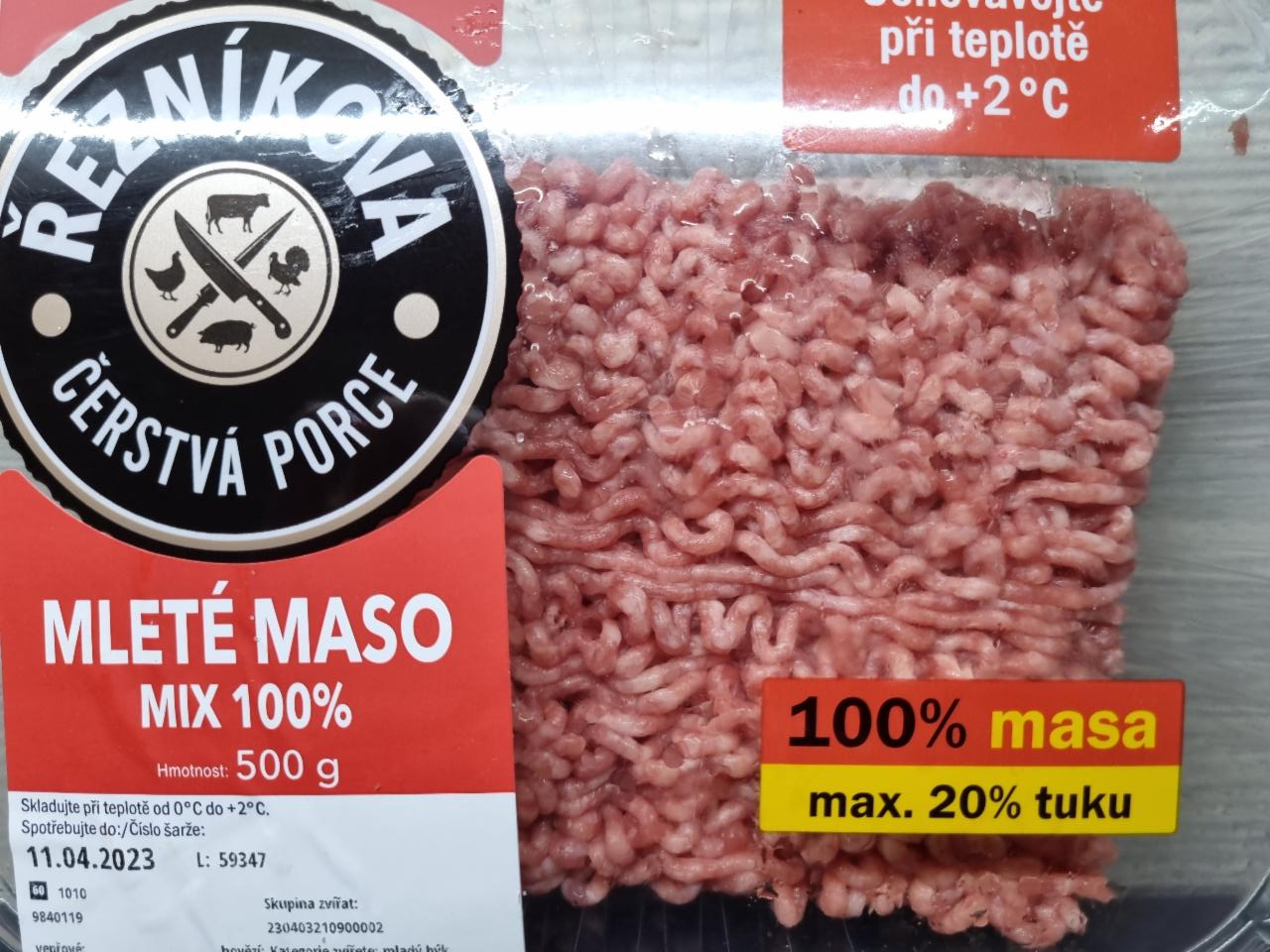 Fotografie - Mleté mäso mix 100% Lidl