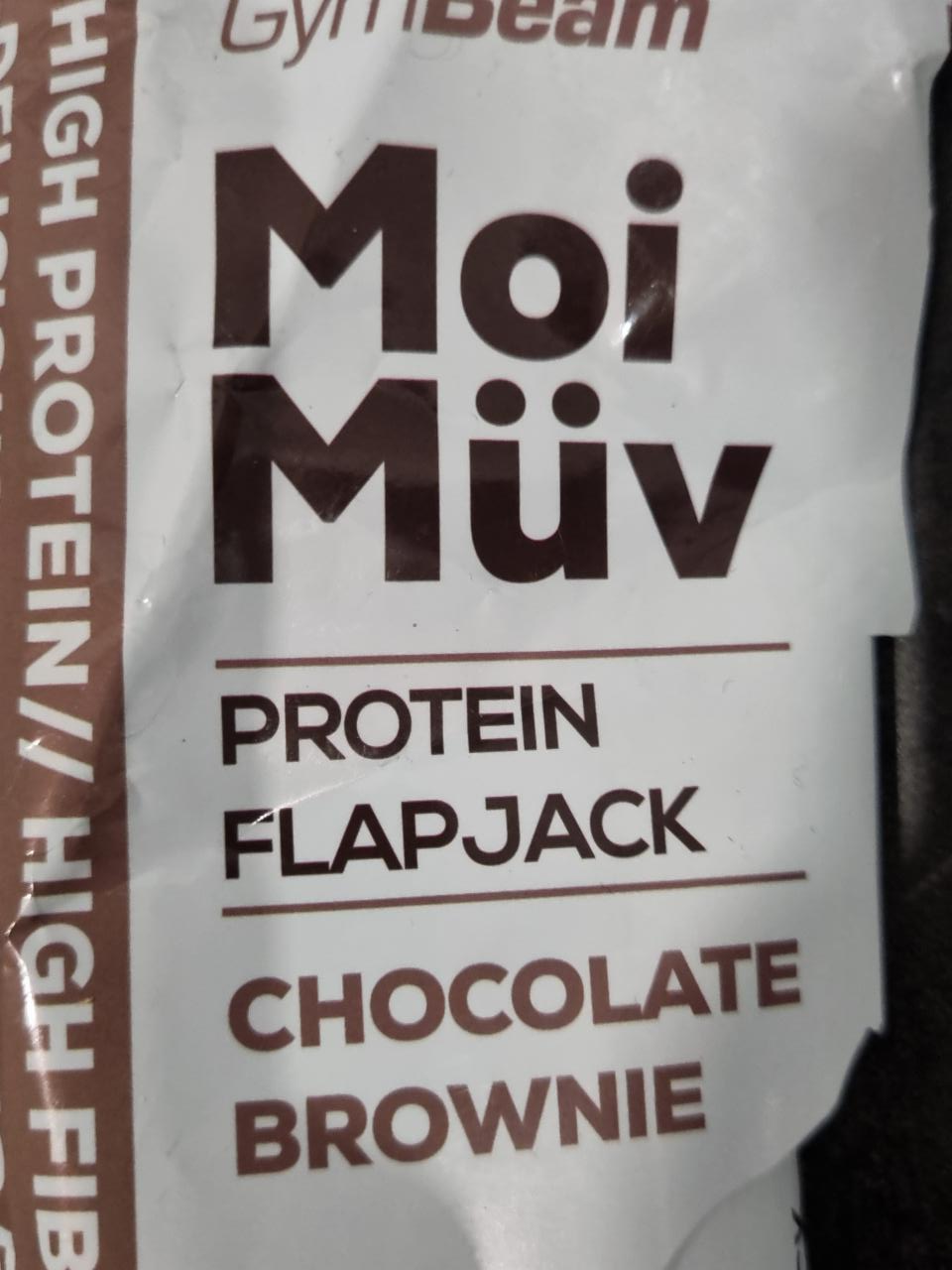 Fotografie - Moi Müv protein flapjack chocolate brownie
