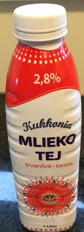 Fotografie - Mlieko trvanlivé 2,8 % Kukkonia