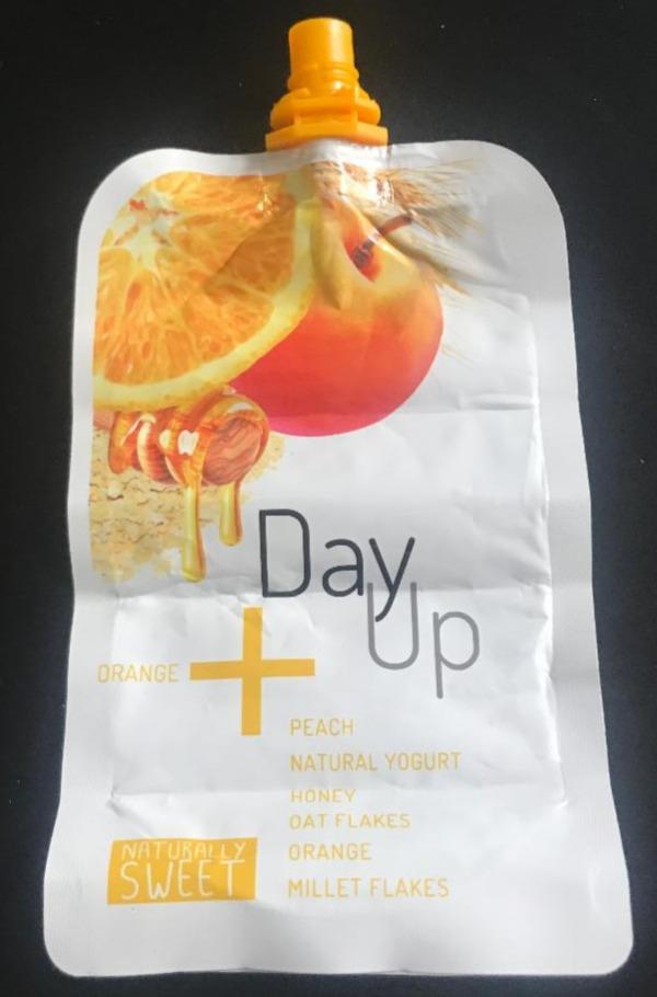Fotografie - Day Up ovocné pyré s jogurtem a ovesnými vločkami pomeranč