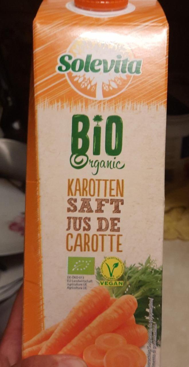 Fotografie - Karotten saft Bio Organic Solevita