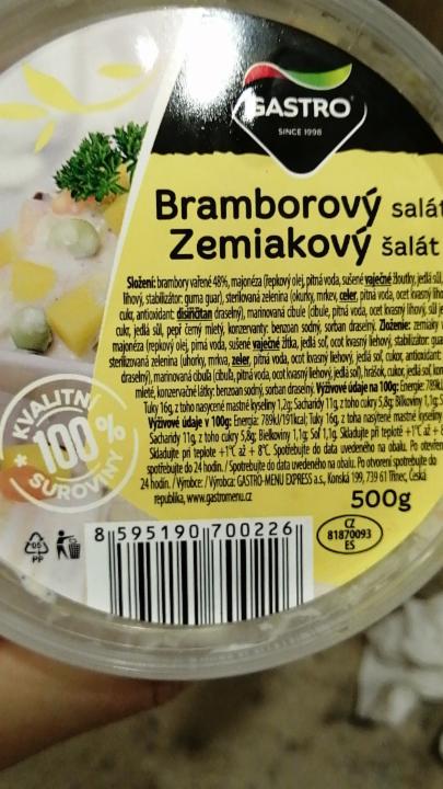 Fotografie - zemiakovy salat gastro