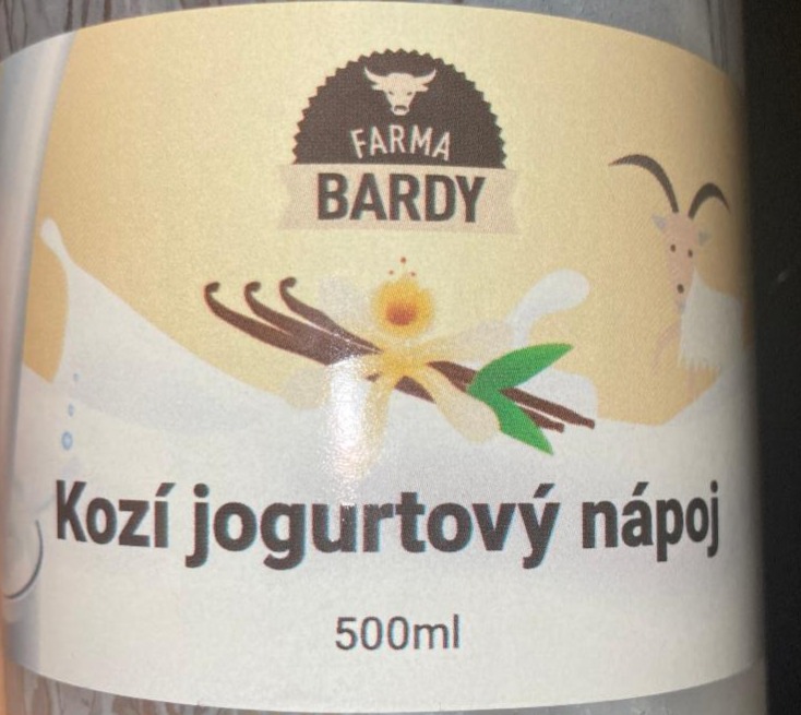 Fotografie - Kozi jogurtový nápoj vanilkový Farma bardy