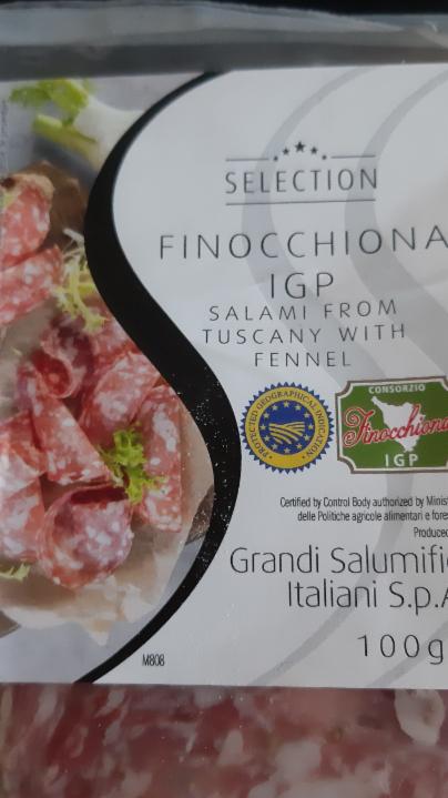 Fotografie - Finocchiona IGP Salami from Tuscany with Fennel Selection