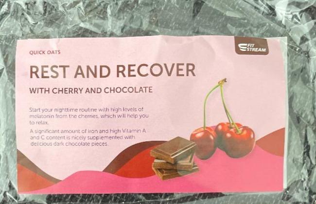 Fotografie - Quick Oats Rest and recover with cherry and chocolate Fit Stream