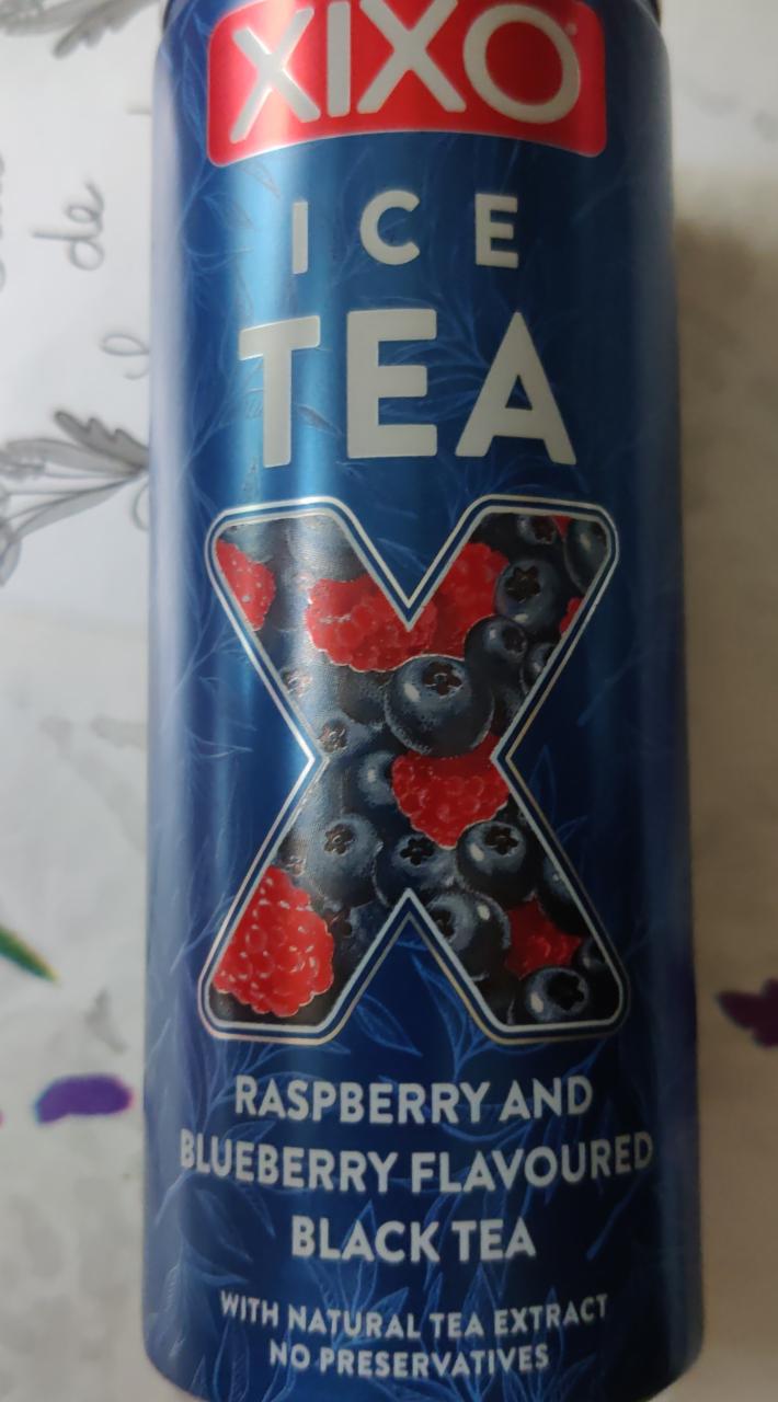 Fotografie - Ice Tea Raspberry and Blueberry flavoured black tea Xixo
