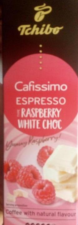 Fotografie - cafissimo espresso jahoda a biela čokoláda