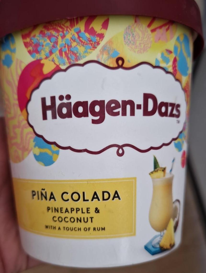 Fotografie - Piña Colada Pineapple & Coconut with a Touch of Rum Häagen-Dazs