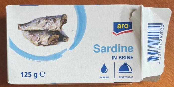 Fotografie - sardinky ve vlastní šťávě ARO