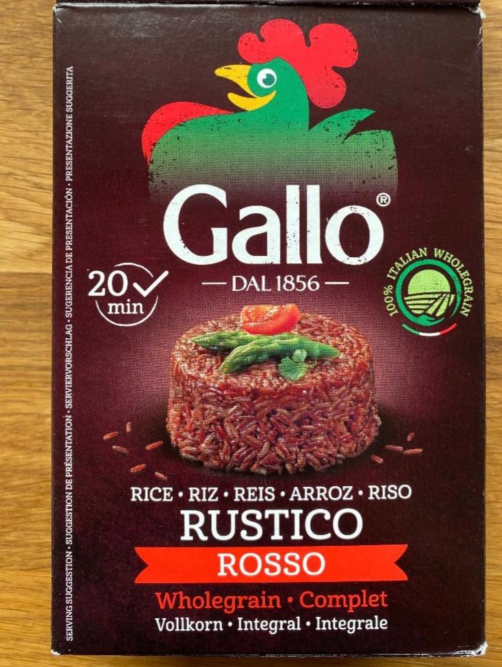 Fotografie - Rice Rustico Rosso Wholegrain Gallo