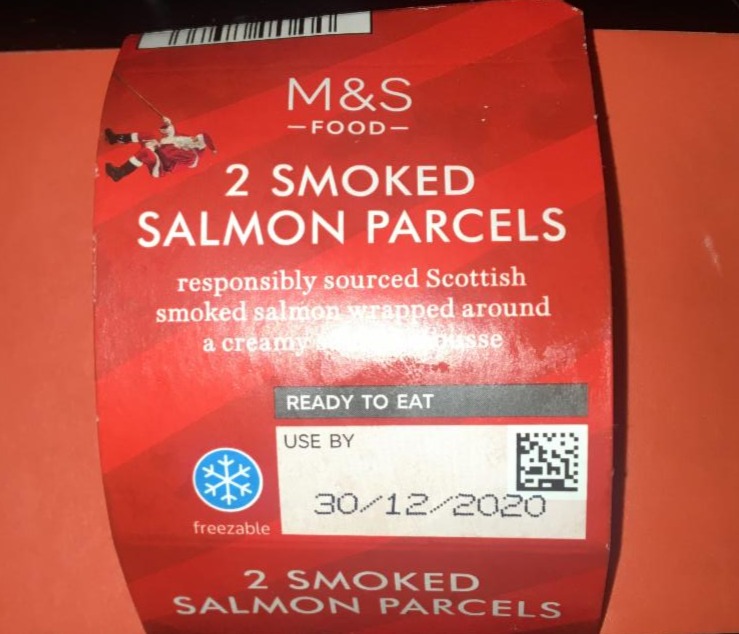 Fotografie - 2 smoked salmon parcels